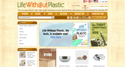 Desktop Screenshot of lifewithoutplastic.com
